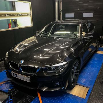 BMW GC 420i uit 2019 voor een stage 1 tuning🔩⚙