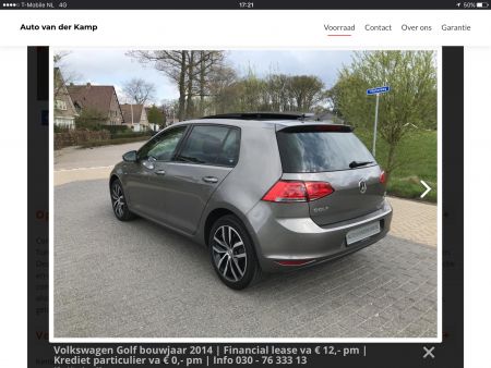 Volkswagen Golf 1.2 TSI 85pk ( Golf 7 - 2012 - 2016 )